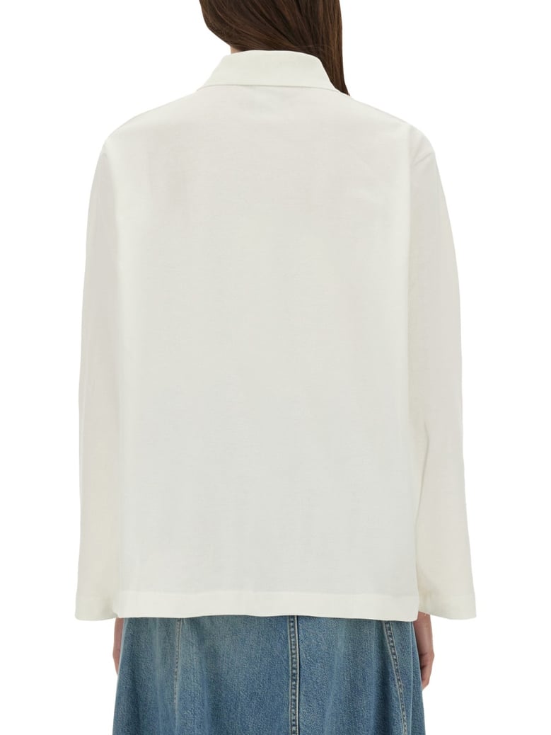loose fit cotton polo by Selfnex