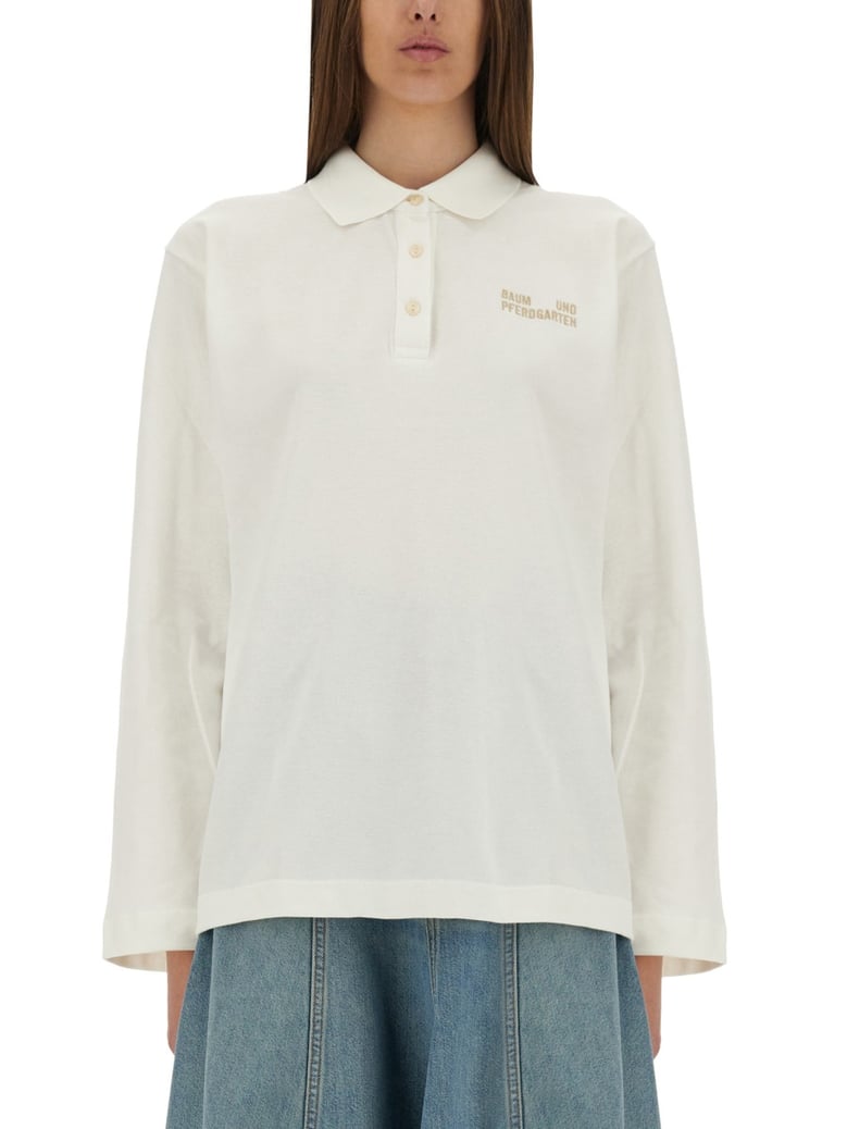 loose fit cotton polo by Selfnex