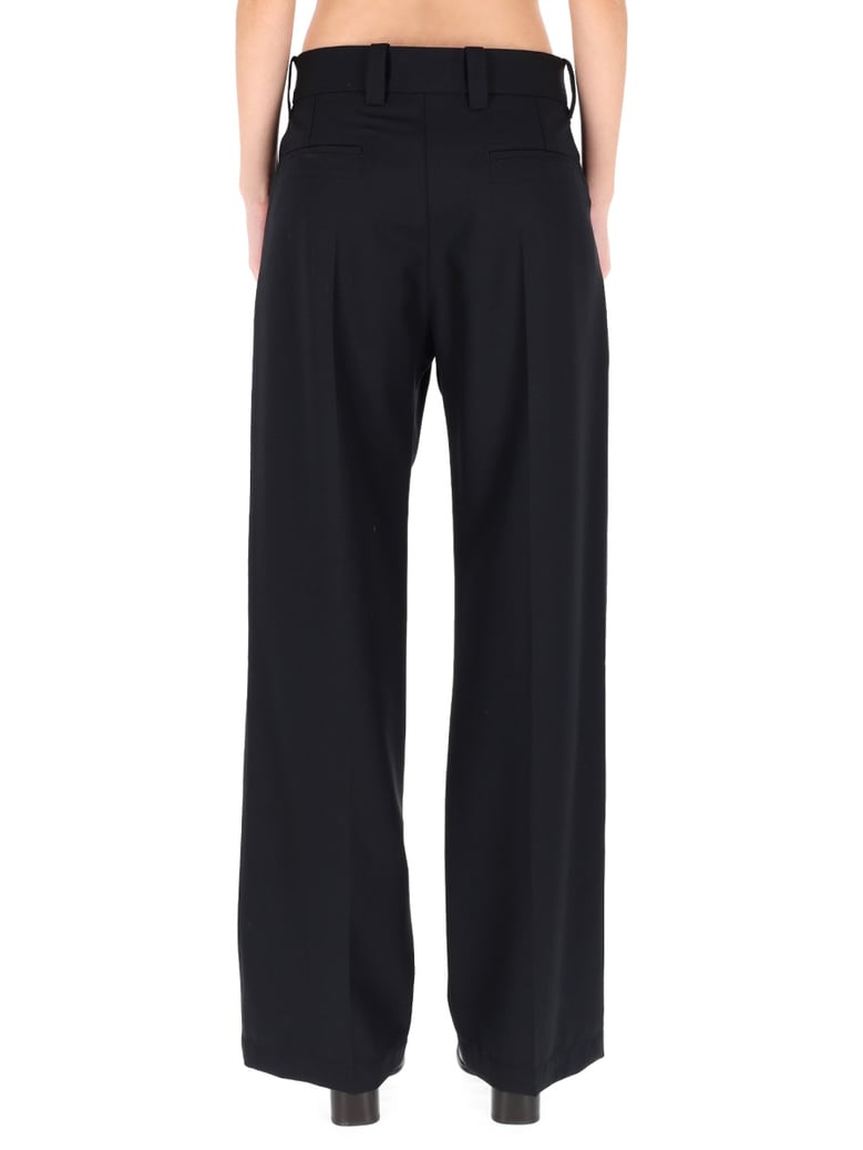 straight pants in blue by Selfnex
