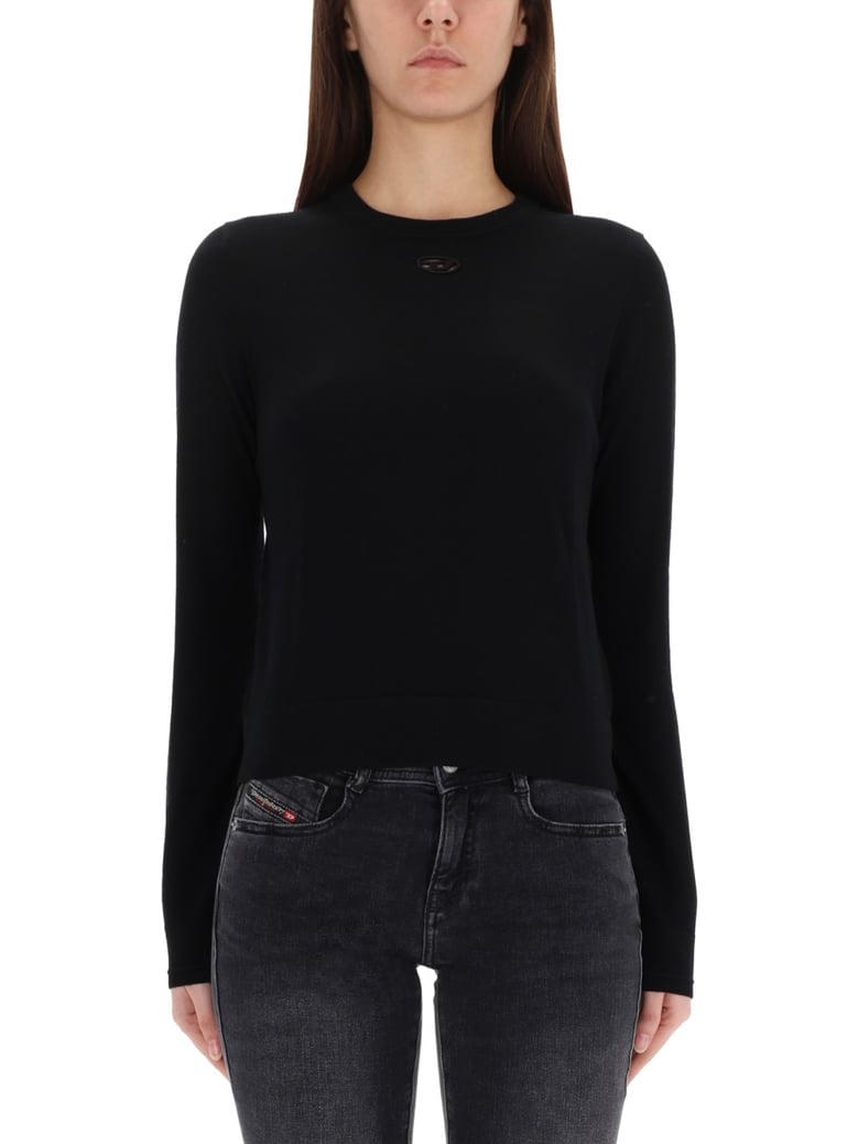 jersey sweater in black by Selfnex