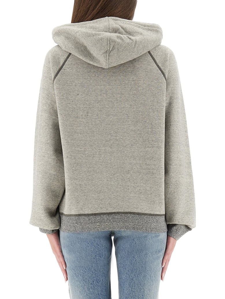 oversized logo hoodie by Selfnex
