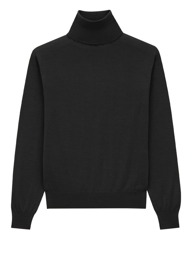 cashmere, wool and silk turtleneck pullover by Selfnex