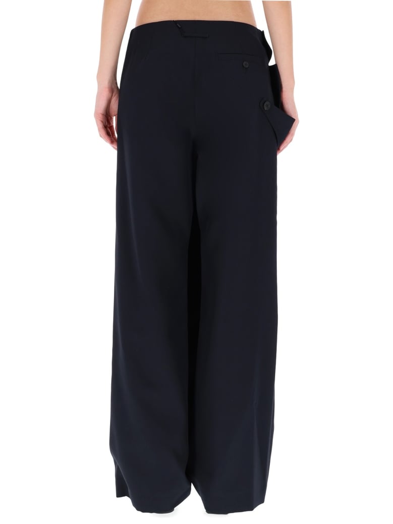 wraparound pants skirt by Selfnex