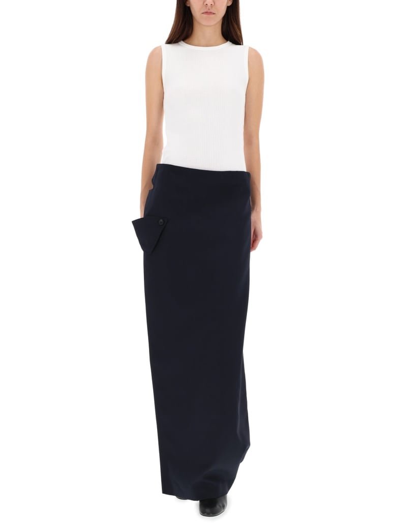 wraparound pants skirt by Selfnex