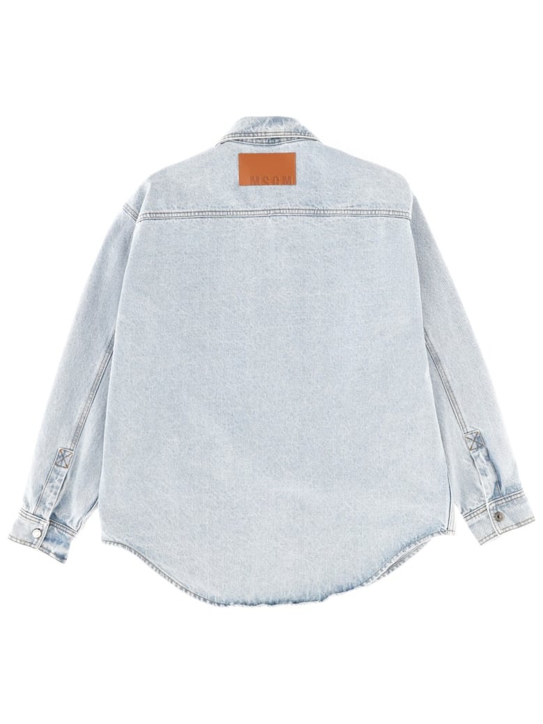 shirt with embroidered logo by Selfnex