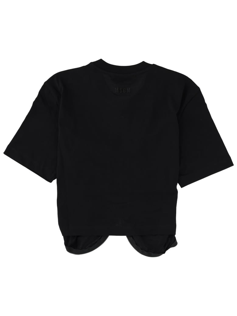 zippered t-shirt by Selfnex