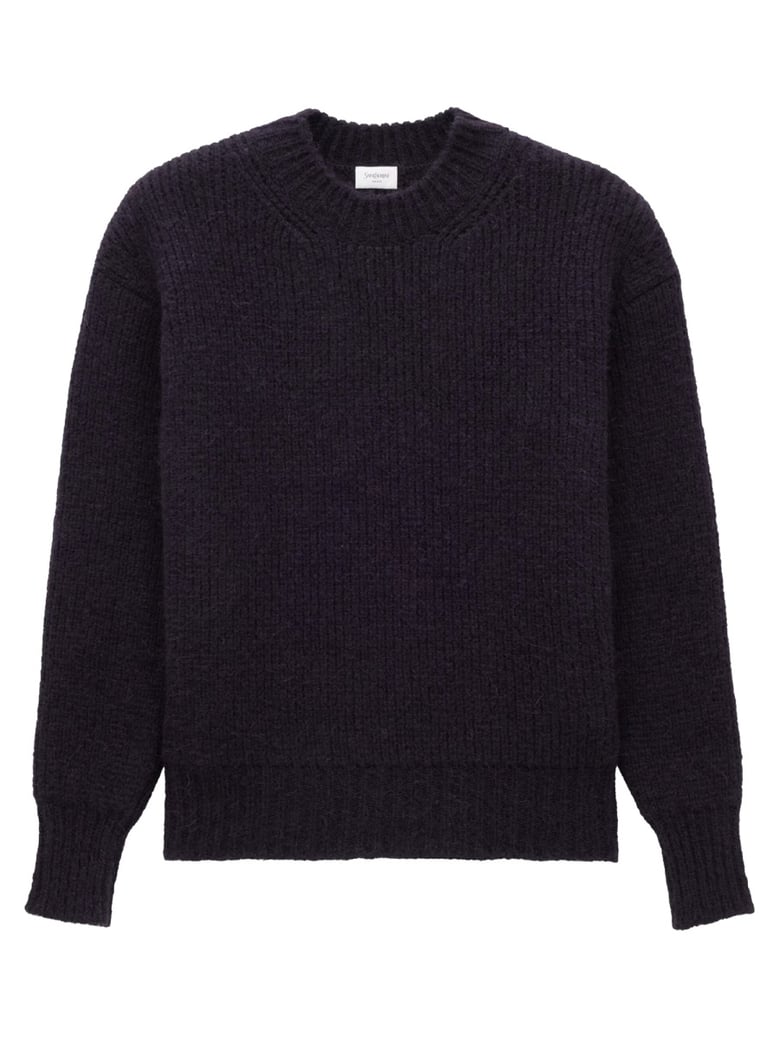 thick knit pullover by Selfnex