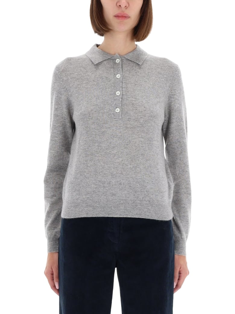 cashmere polo shirt by Selfnex