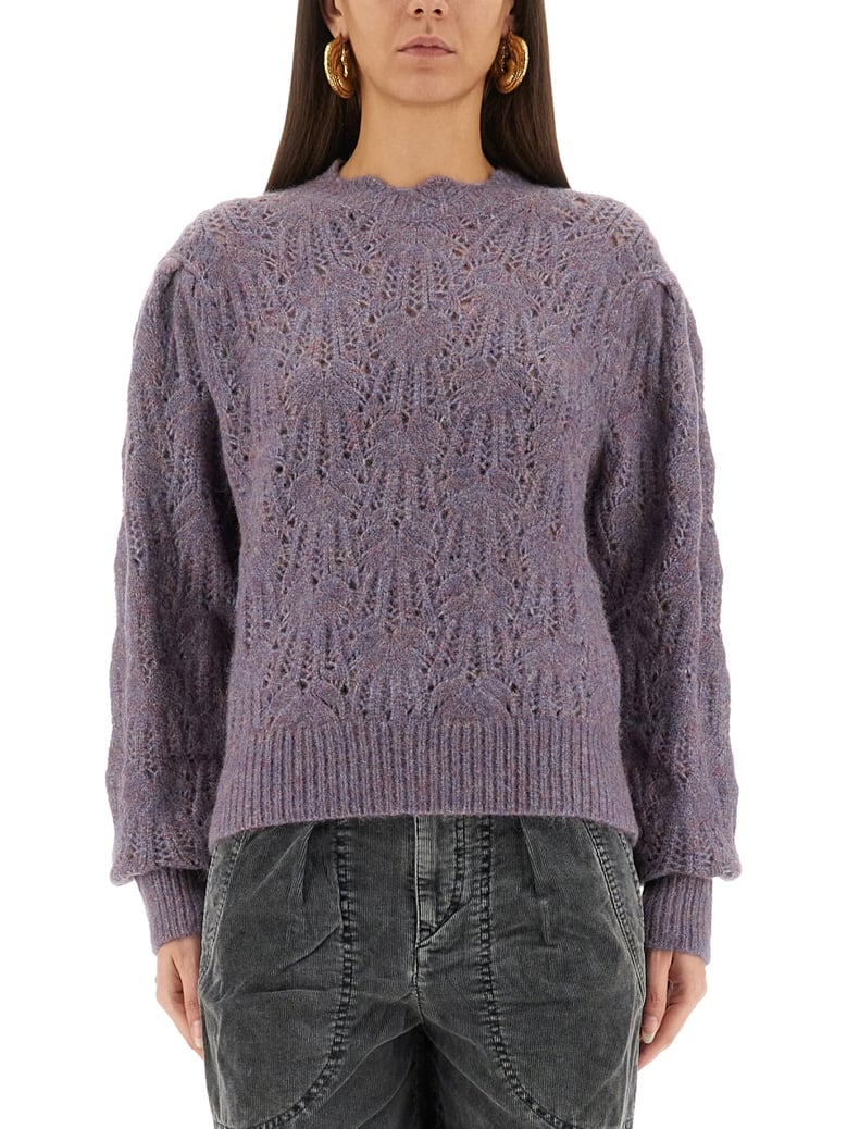 celestine sweater in purple by Selfnex