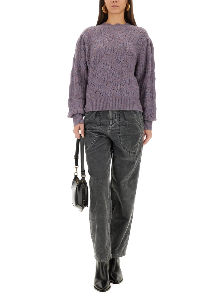 celestine sweater in purple by Selfnex