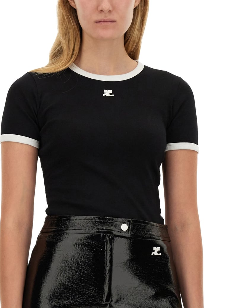 logo t-shirt in black by Selfnex