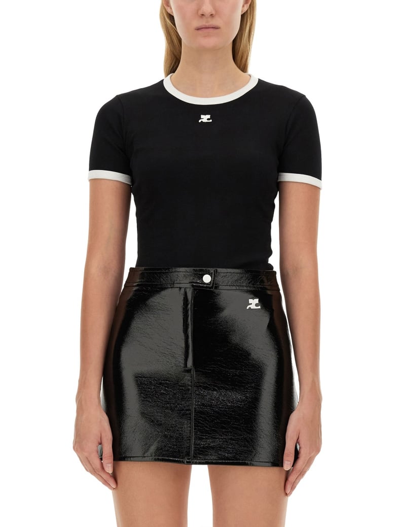 logo t-shirt in black by Selfnex