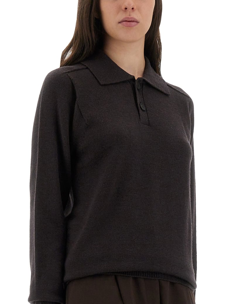 inverness shirt with polo collar by Selfnex
