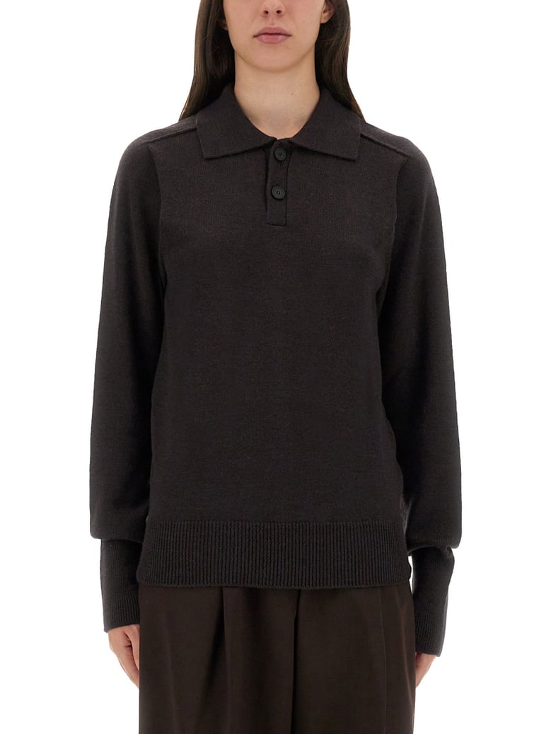 inverness shirt with polo collar by Selfnex