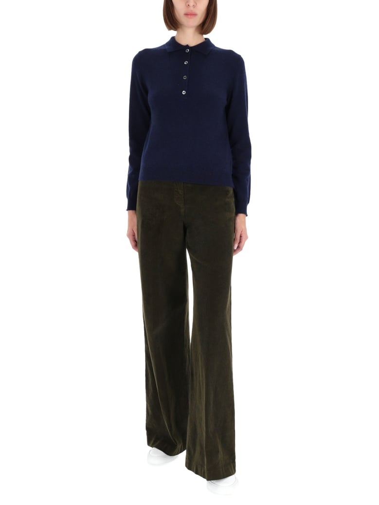 cashmere polo shirt by Selfnex