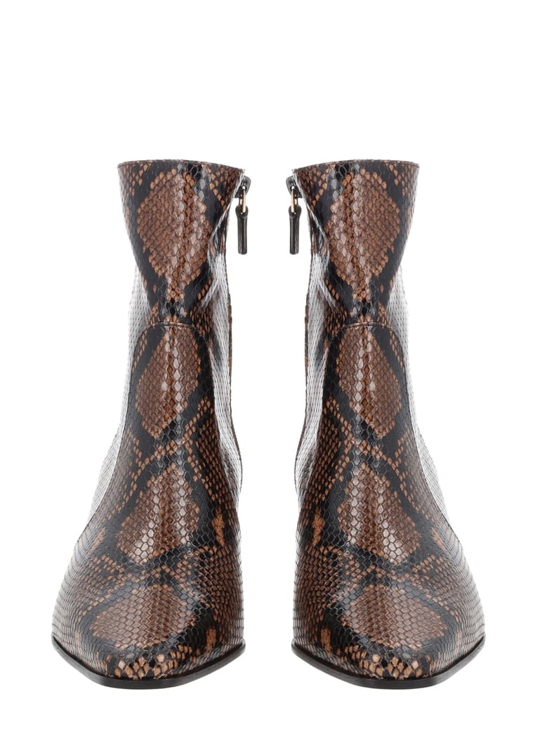 stassi zipper leather boots by Selfnex