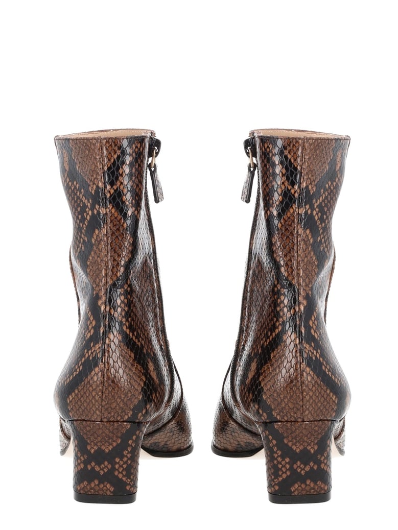 stassi zipper leather boots by Selfnex