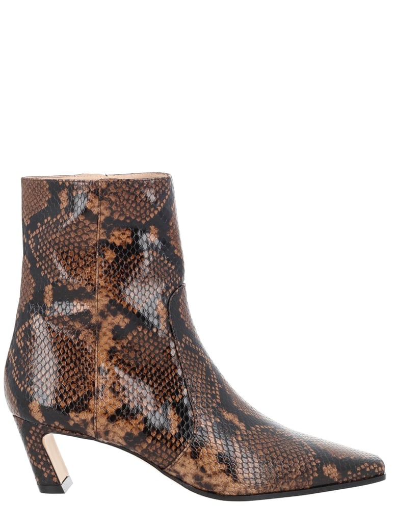 stassi zipper leather boots by Selfnex