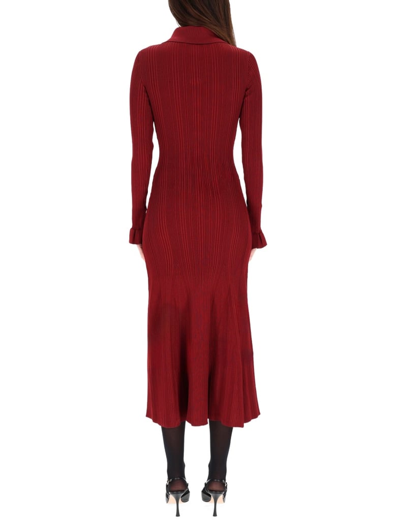 midi dress with collar by Selfnex