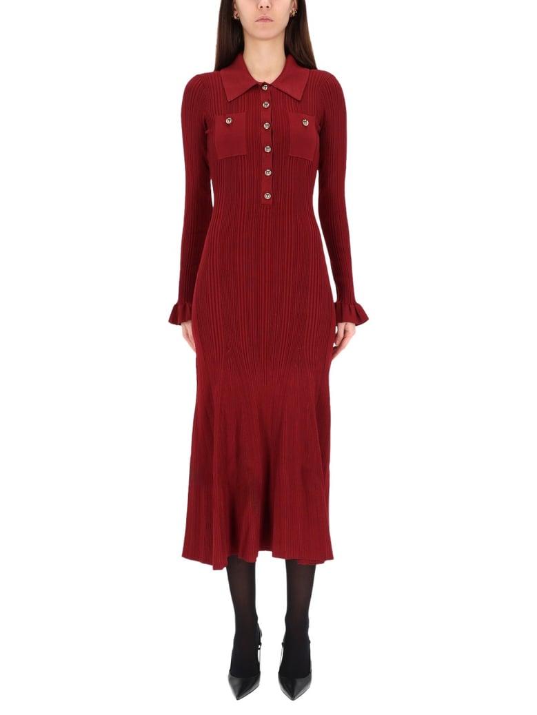 midi dress with collar by Selfnex