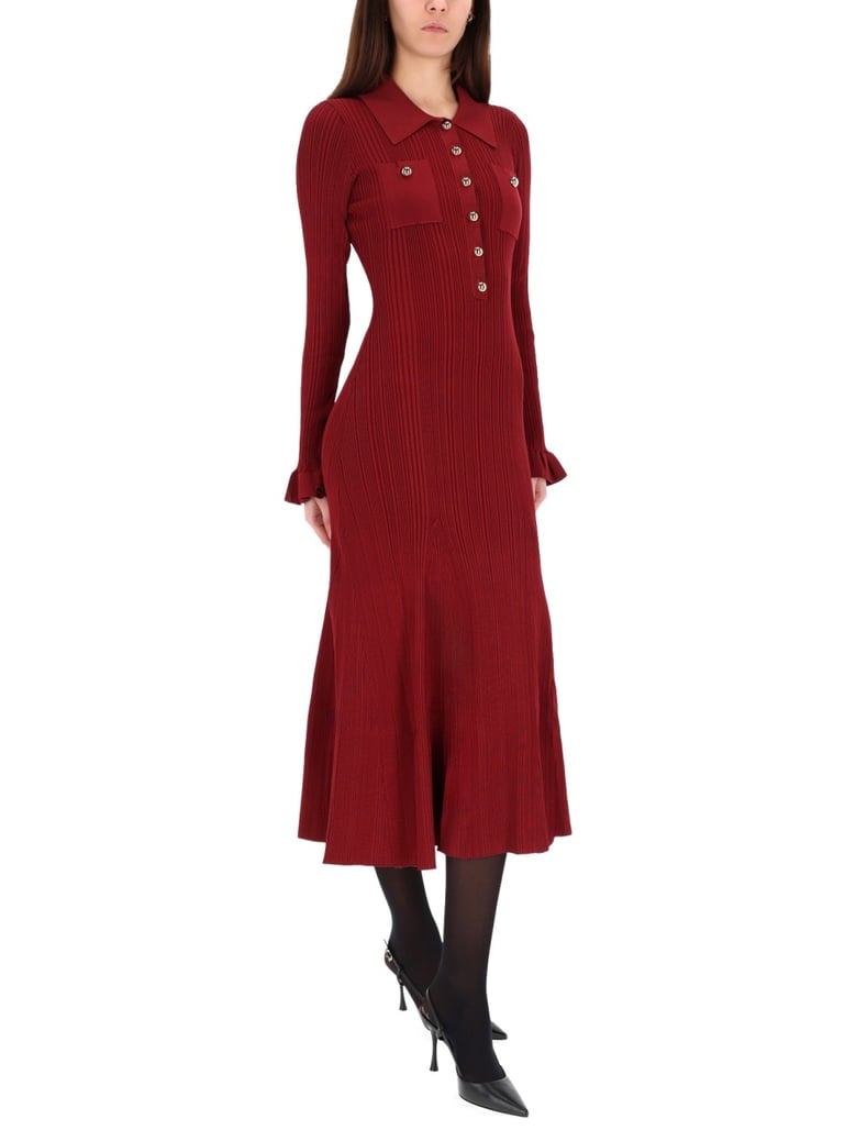 midi dress with collar by Selfnex