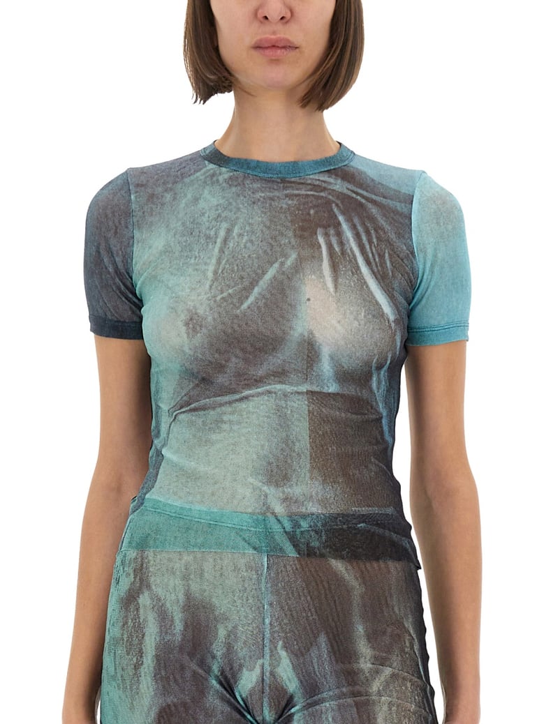 water mesh t-shirt by Selfnex
