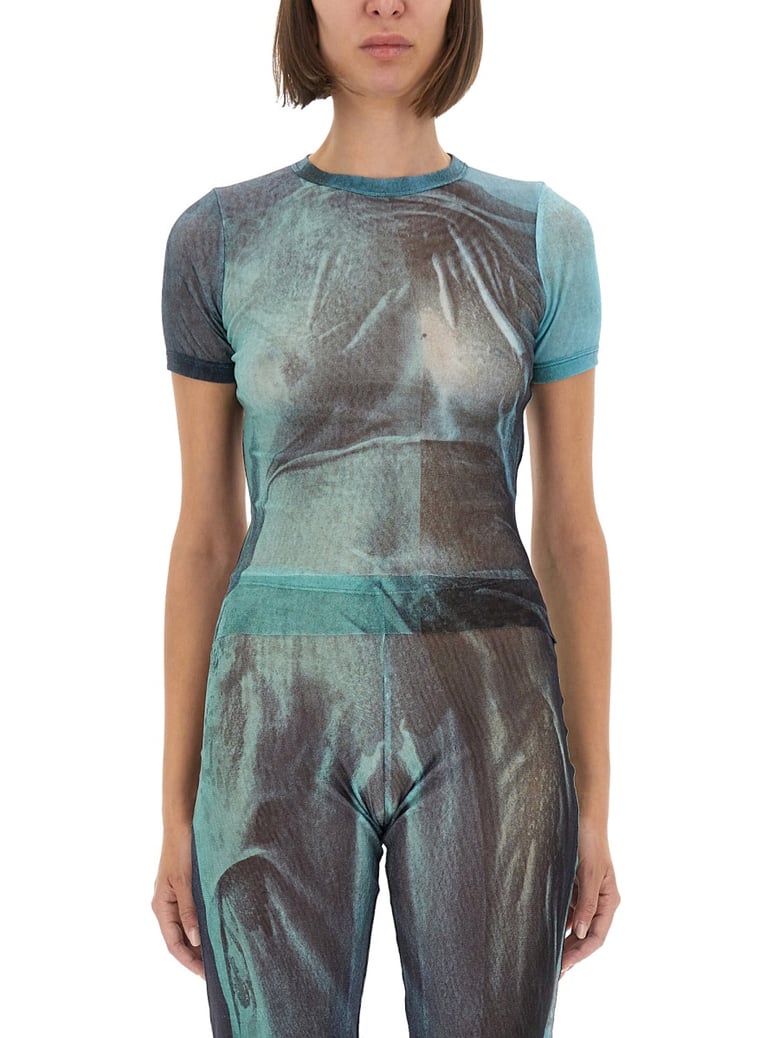 water mesh t-shirt by Selfnex