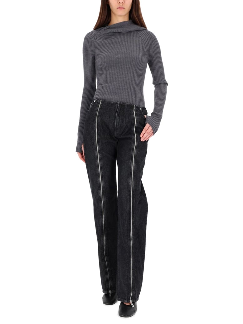 double zipper pants by Selfnex