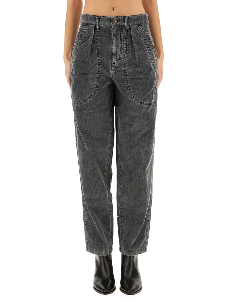black pants with cotton blend by Selfnex