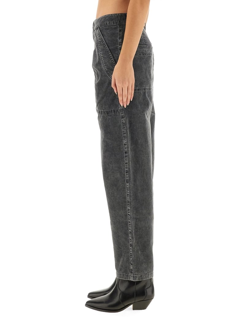 black pants with cotton blend by Selfnex