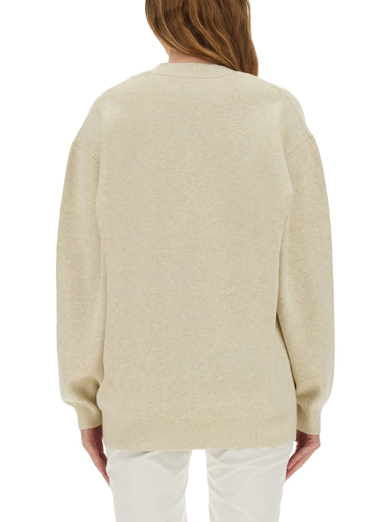 norton cardigan in beige by Selfnex