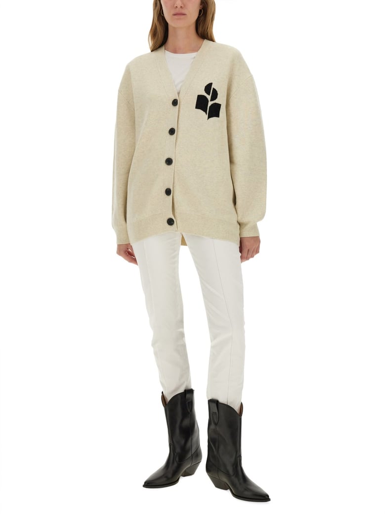 norton cardigan in beige by Selfnex
