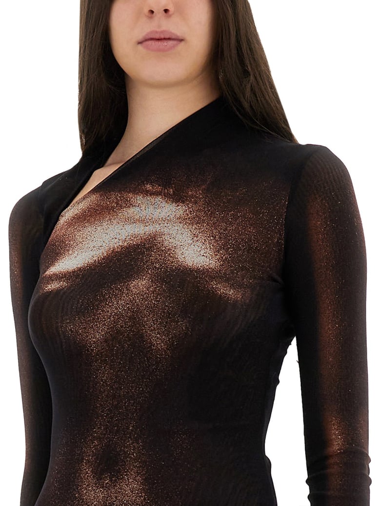 body dust print dress by Selfnex