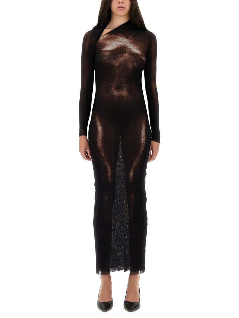 body dust print dress by Selfnex