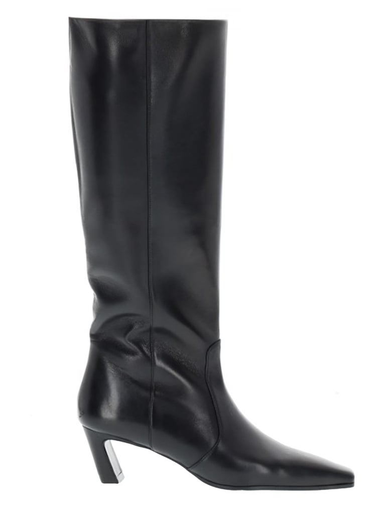 leather stassi boots by Selfnex
