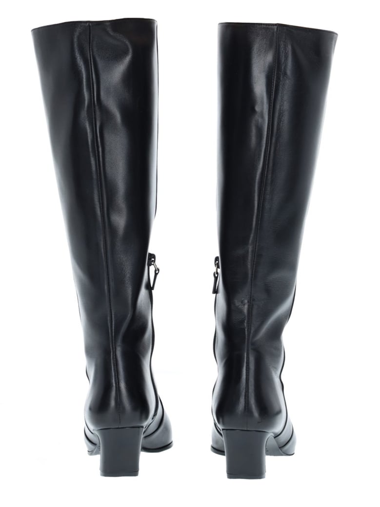 leather stassi boots by Selfnex