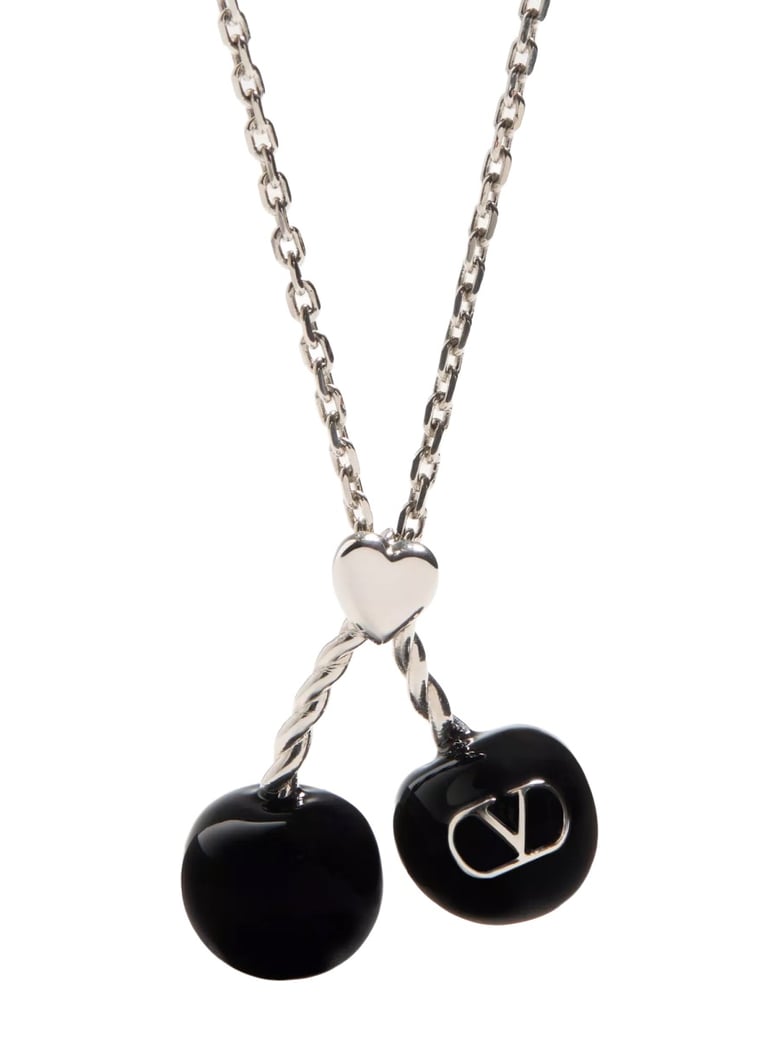 metal and enamel necklace by Selfnex