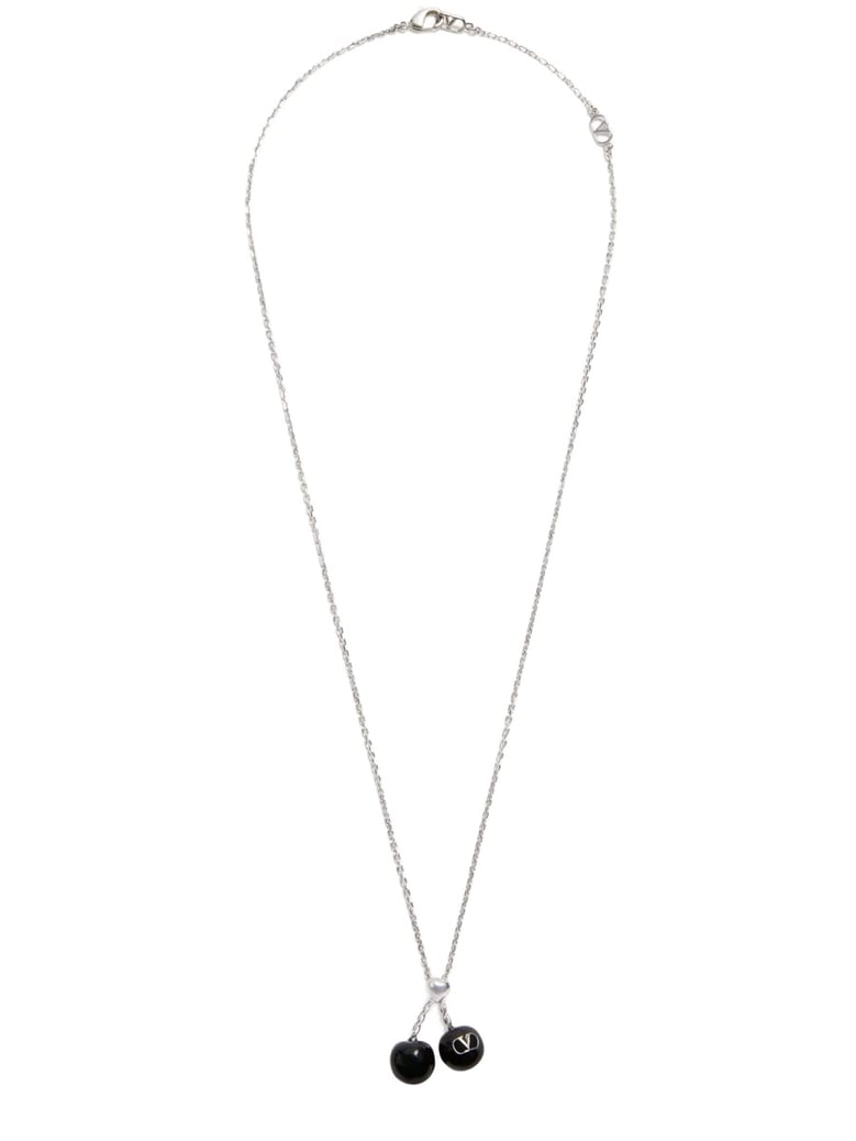 metal and enamel necklace by Selfnex
