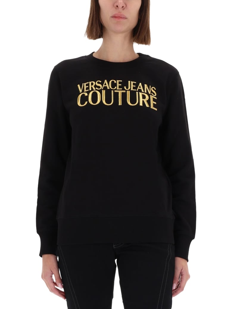logo sweatshirt in black by Selfnex