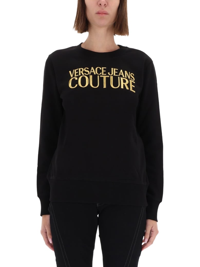 logo sweatshirt in black by Selfnex