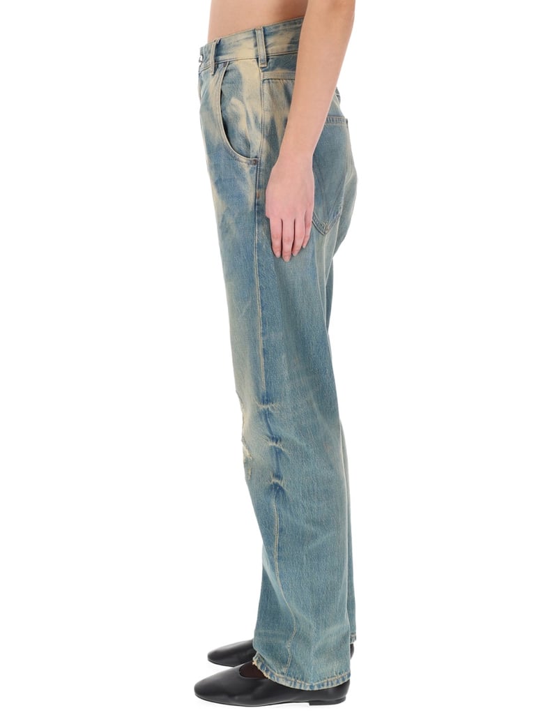 buckle back jeans by Selfnex