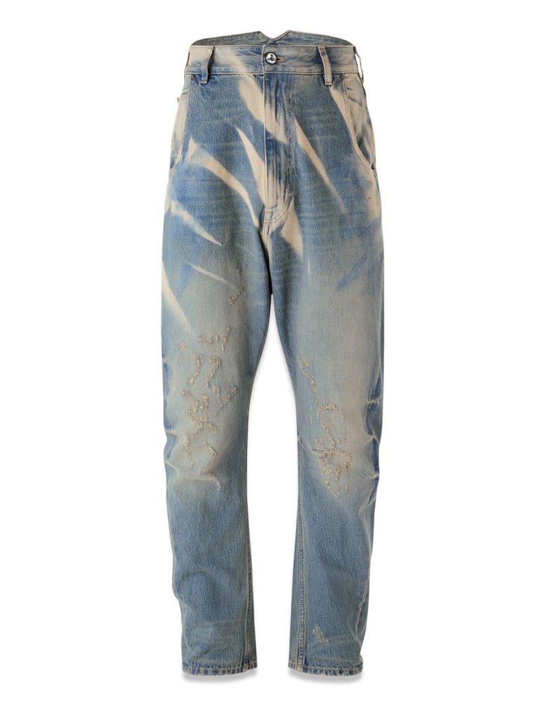 buckle back jeans by Selfnex