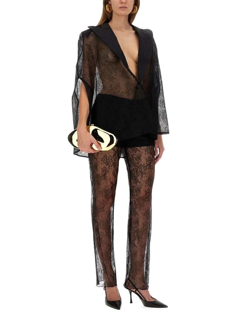 blazer-inspired lace cape by Selfnex
