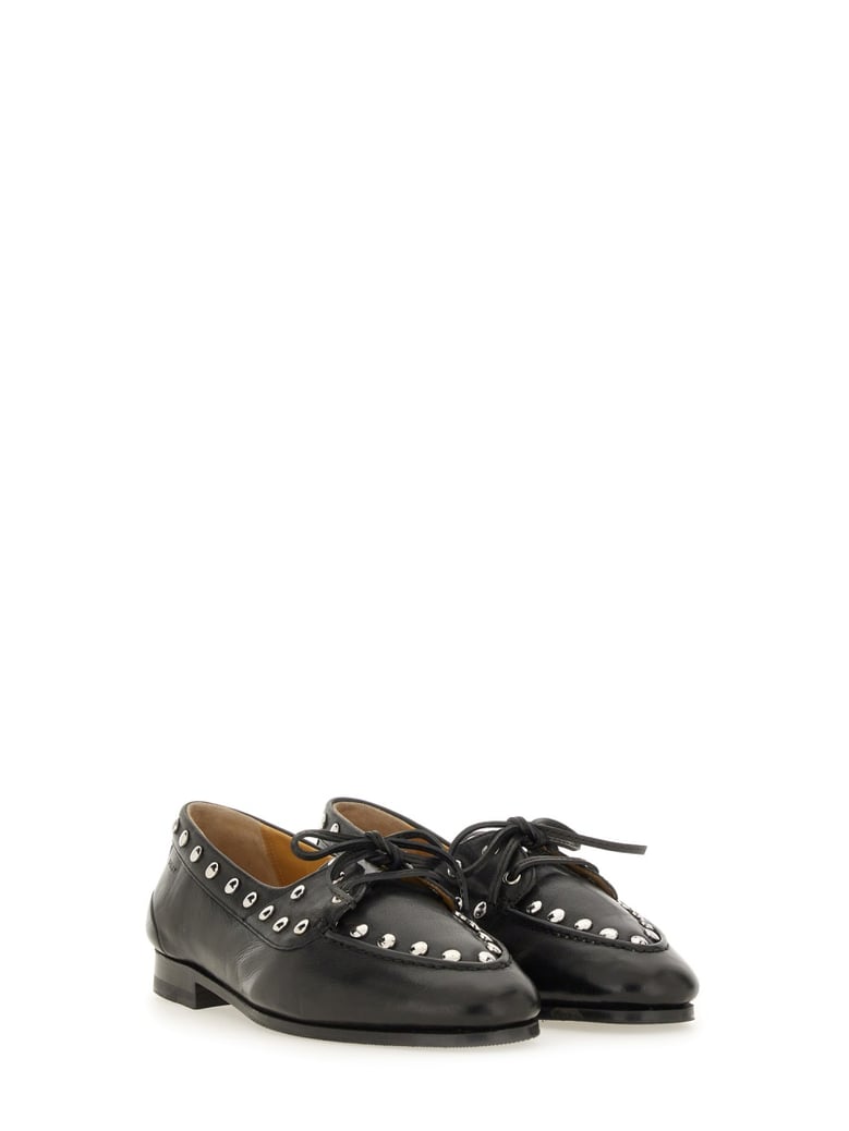 black buffalo leather moccasin by Selfnex