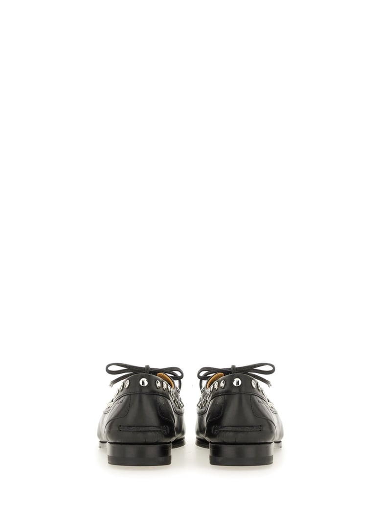 black buffalo leather moccasin by Selfnex