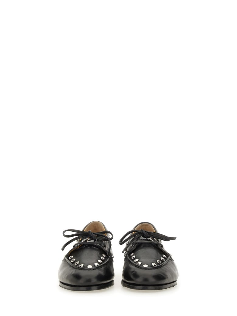 black buffalo leather moccasin by Selfnex
