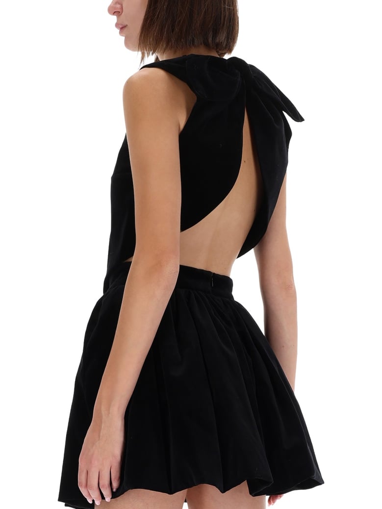 velvet foulard top by Selfnex