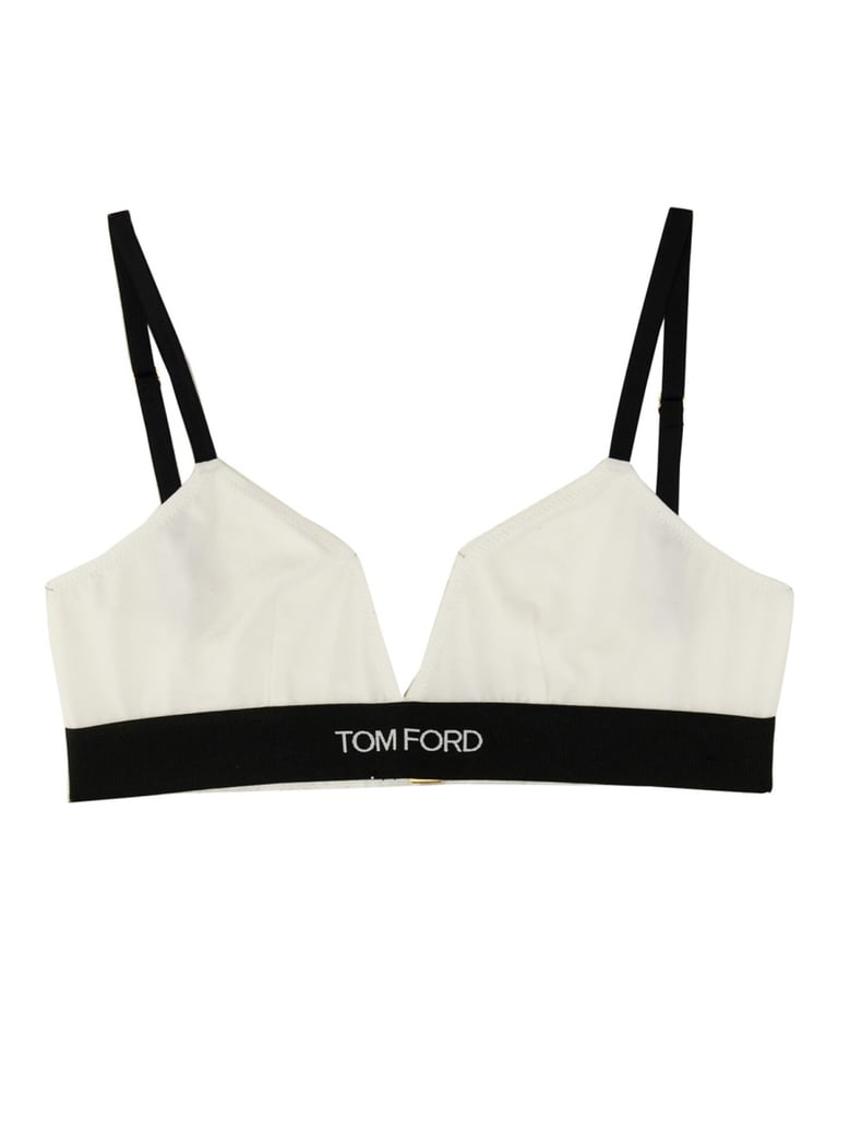top with logoed band by Selfnex