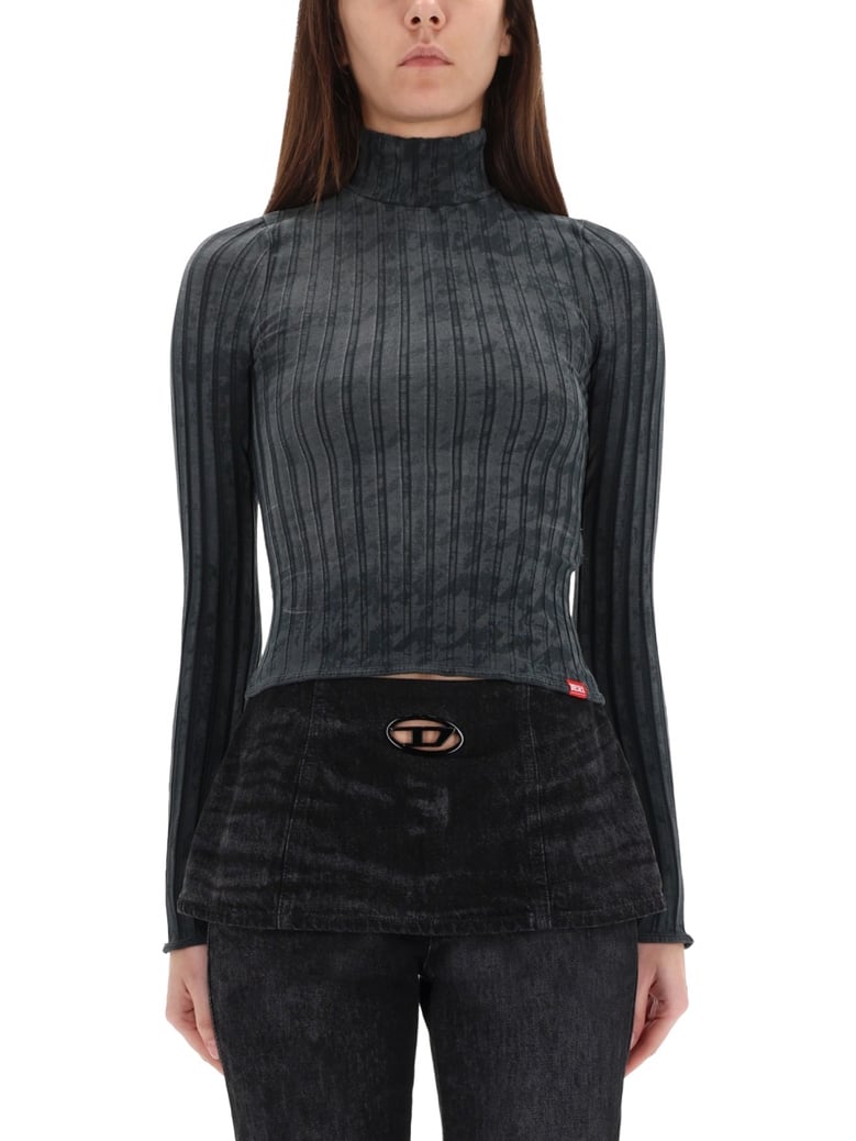 t-clawa top in grey by Selfnex