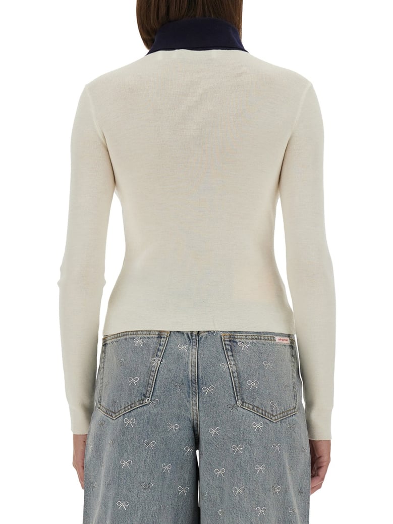 merino wool cardigan by Selfnex